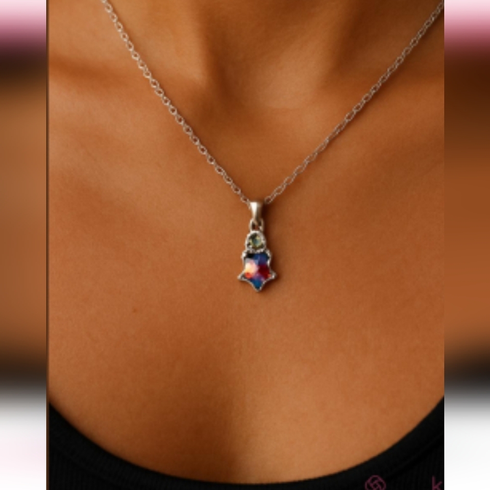 Peridot & Spiny Sterling Gemstone Pendant